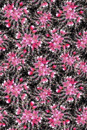 几何 花卉  线条印花华亿平台图片