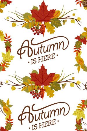 Autumn秋天印花华亿平台图片