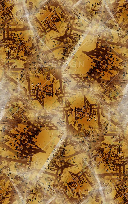 清明上河图印花华亿平台图片