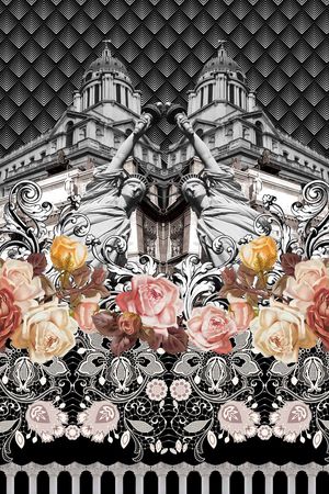 潮流时尚印花华亿平台图片