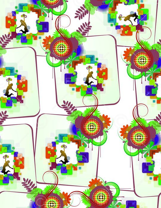 方框镜框印花华亿平台图片