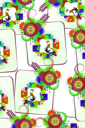 方框镜框印花华亿平台图片