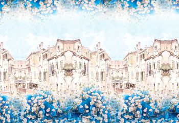 498517-原创大牌定位房屋建筑群花卉华亿平台