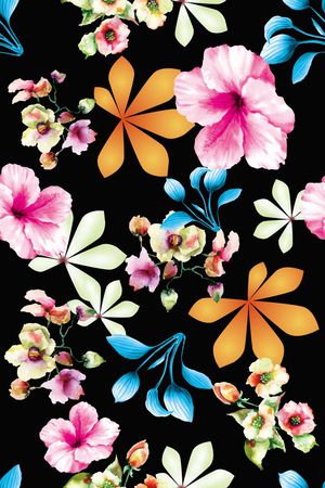 花朵印花华亿平台图片