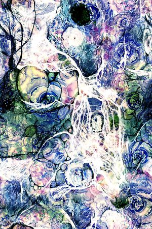 抽象印花华亿平台图片