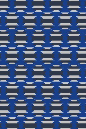 几何图案印花华亿平台图片