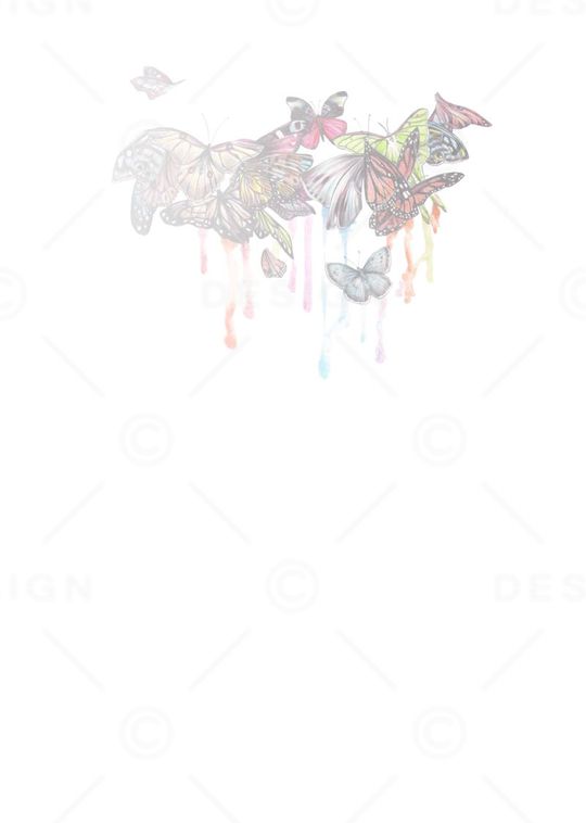 蝴蝶印花华亿平台图片