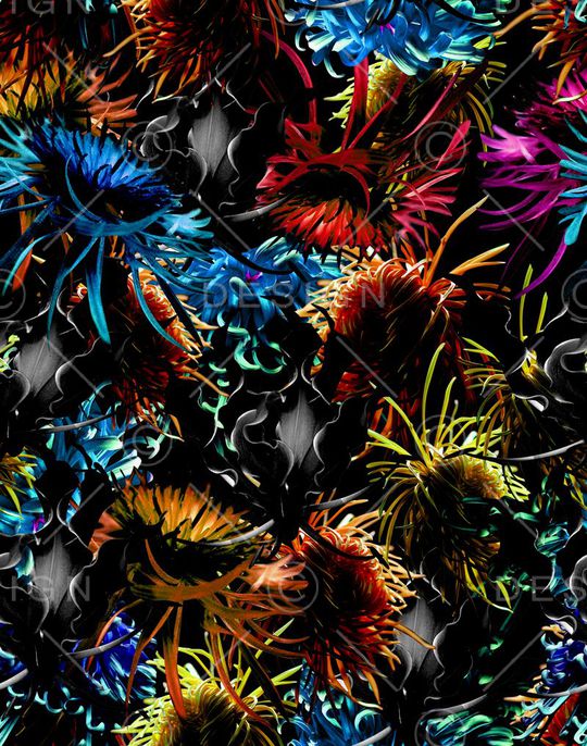 抽象印花华亿平台图片