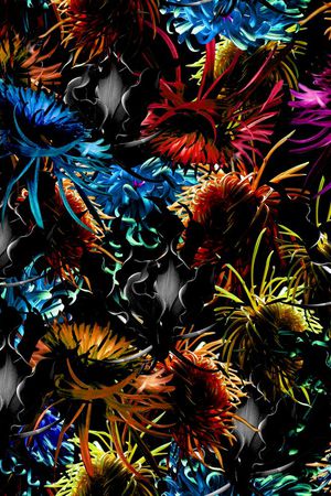 抽象印花华亿平台图片