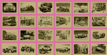 498618-汽车风景拼图－彩色