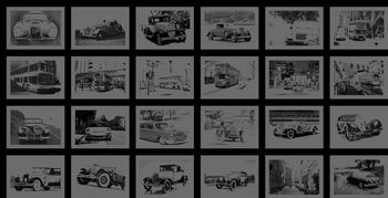 498619-汽车风景拼图－彩色