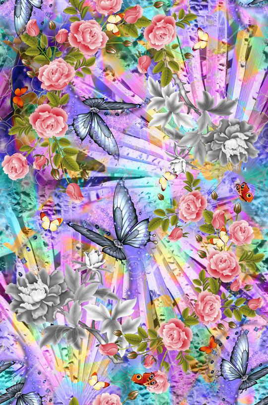 抽象印花华亿平台图片