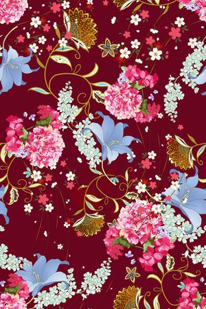 抽象印花华亿平台图片