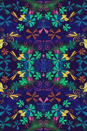 手绘印花华亿平台图片