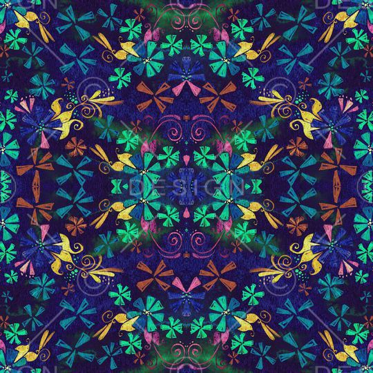 手绘印花华亿平台图片