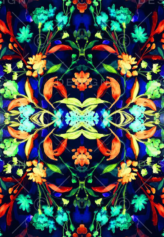 Floral印花华亿平台图片