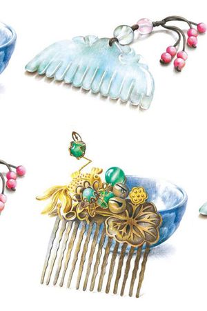 古典印花华亿平台图片