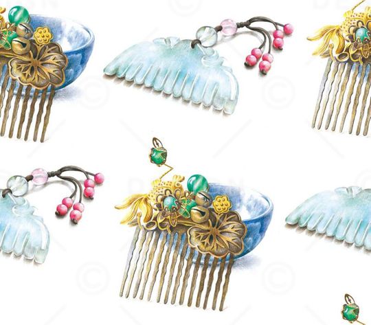 古典印花华亿平台图片