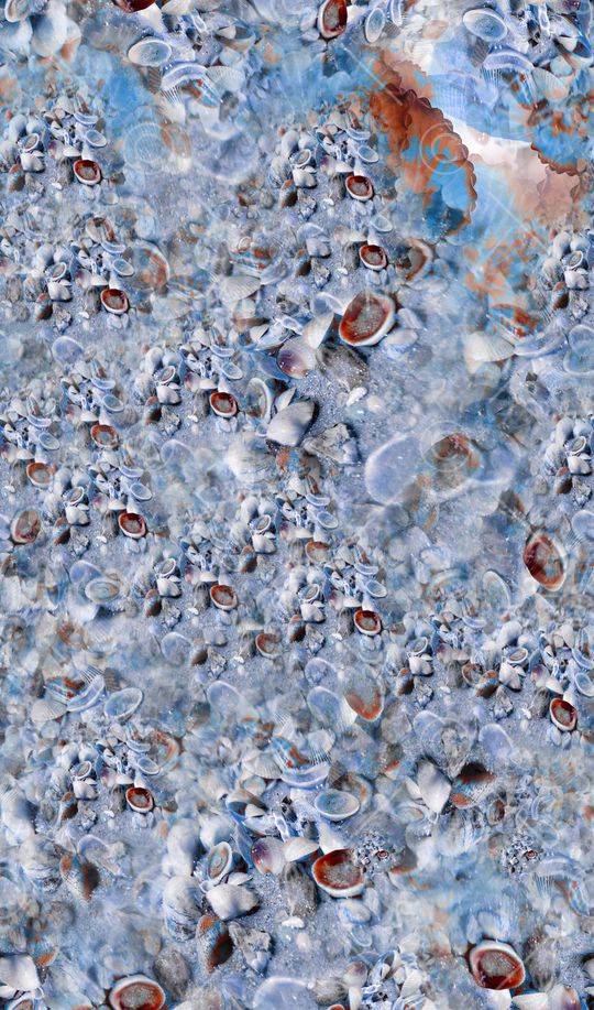 海滩系列印花华亿平台图片