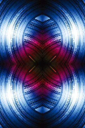 对称规则印花华亿平台图片