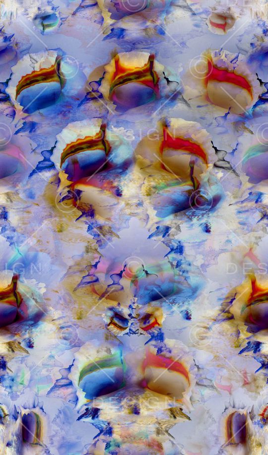 滤色七彩色印花华亿平台图片