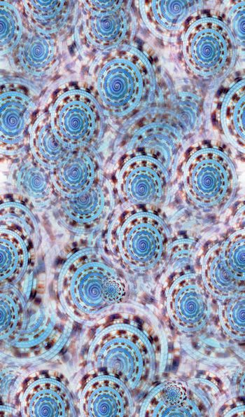 498966-海螺纹青花瓷花斑复古印花