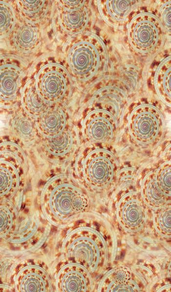 498969-海螺纹青花瓷花斑复古印花