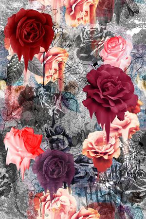 复古 抽象印花华亿平台图片