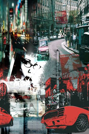 抽象印花华亿平台图片