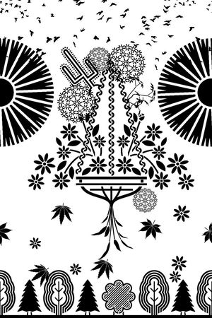 抽象印花华亿平台图片