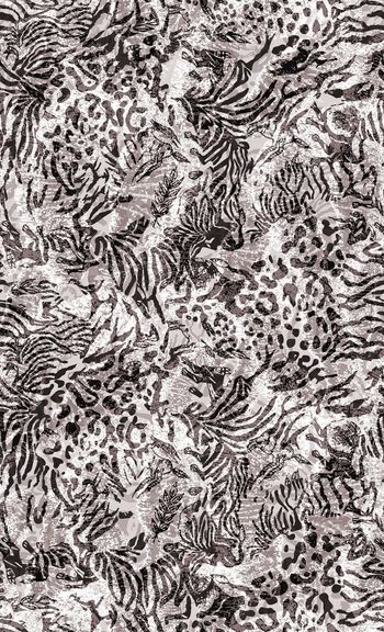 499117-欧美流行时尚手绘豹纹秋冬款 女装连