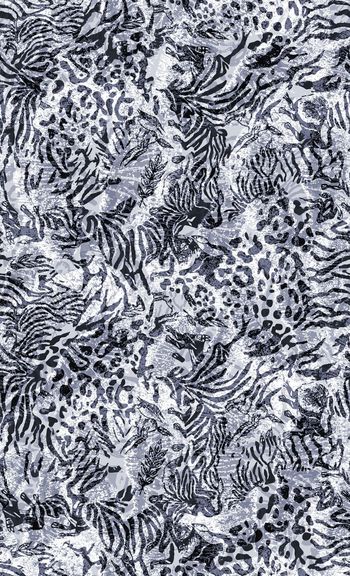 499118-欧美流行时尚手绘豹纹秋冬款 女装连