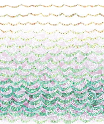 499142-原创大牌几何波纹花卉