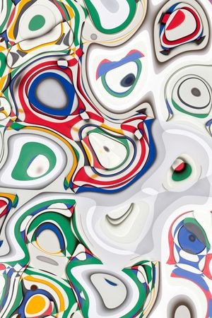 抽象印花华亿平台图片