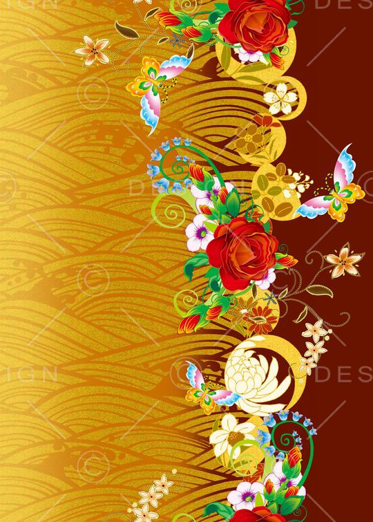 中国风印花华亿平台图片