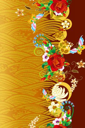 中国风印花华亿平台图片