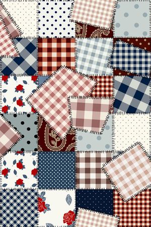 补丁拼图印花华亿平台图片