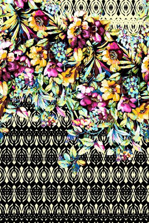 定位花卉印花华亿平台图片