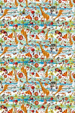 动物世界印花华亿平台图片