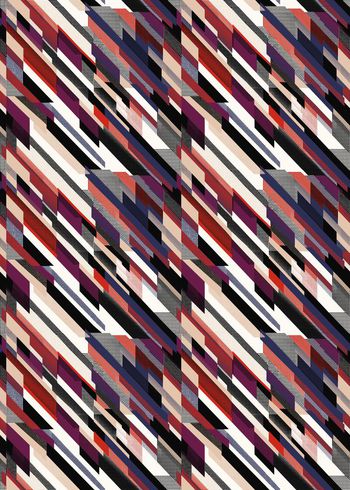 不规律条纹印花华亿平台图片