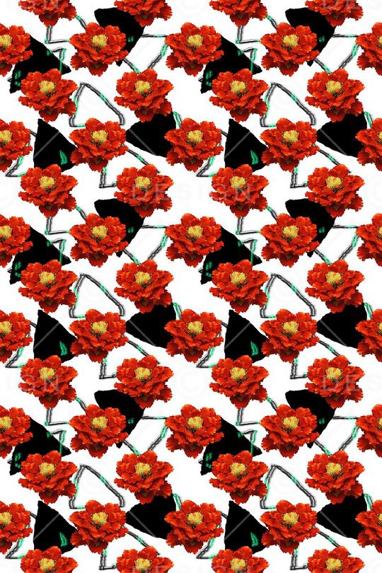 抽象印花华亿平台图片