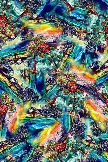 抽象印花华亿平台图片