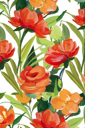 红色印花华亿平台图片