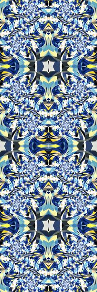 变形几何印花华亿平台图片