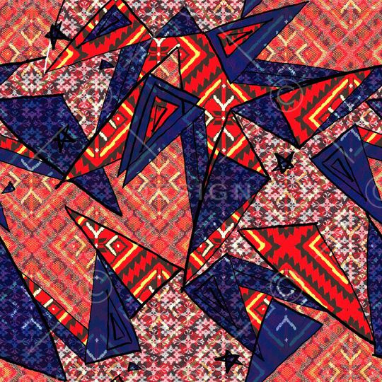 抽象印花华亿平台图片