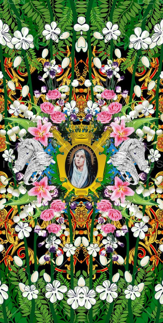 最新时尚流行印花华亿平台图片