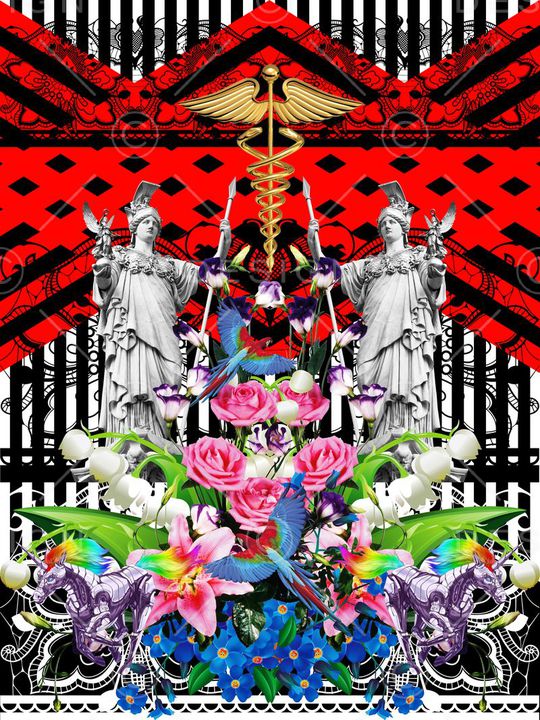 最新时尚流行印花华亿平台图片