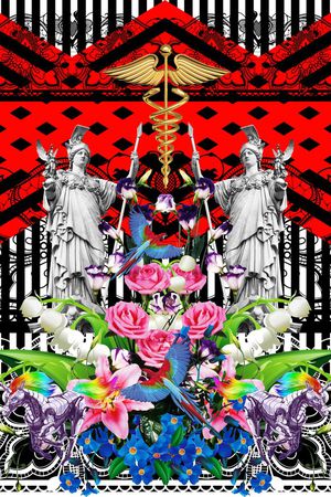 最新时尚流行印花华亿平台图片