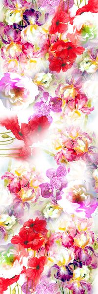 花卉 叶子印花华亿平台图片