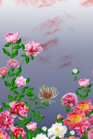 古典印花华亿平台图片